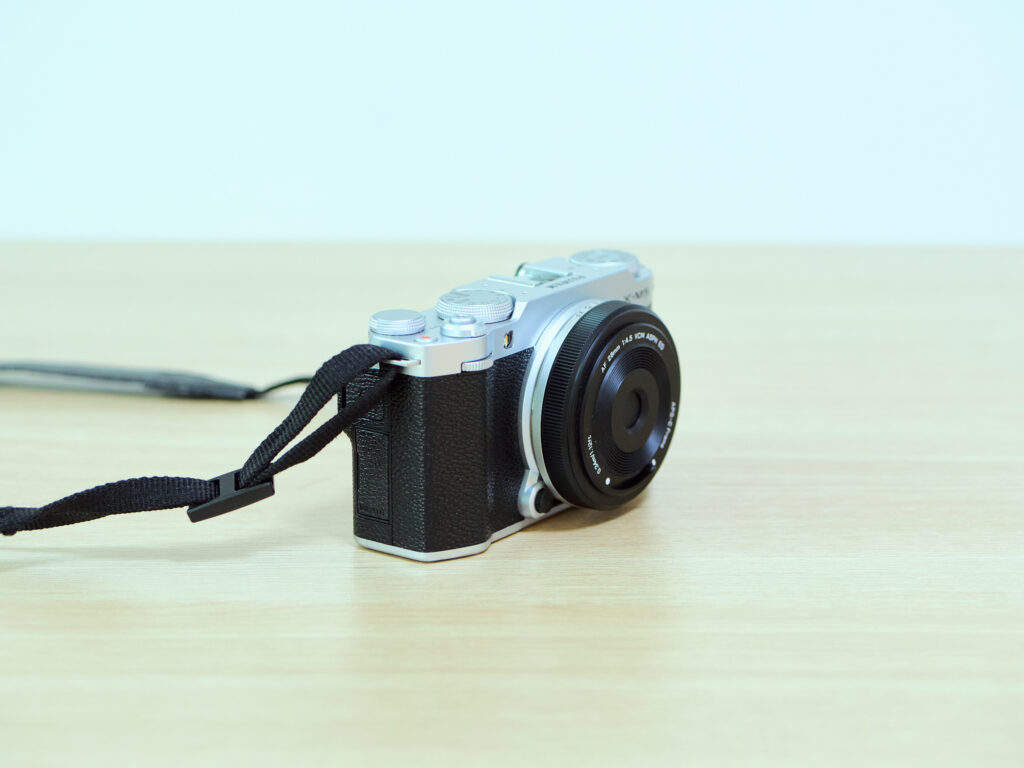 Fujifilm X-M5の斜めから撮った写真
