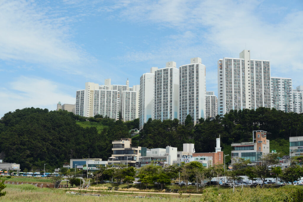 多大浦海水浴場のマンション