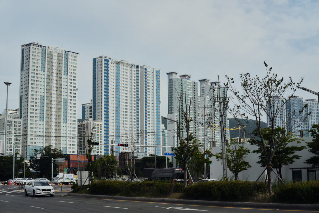 釜山のマンション