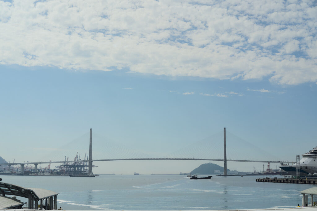 釜山港の大橋
